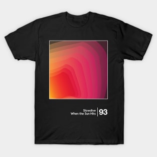 When the Sun Hits / Minimal Style Graphic Artwork T-Shirt